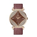 Charm Jewelry Watch With Leather Strap