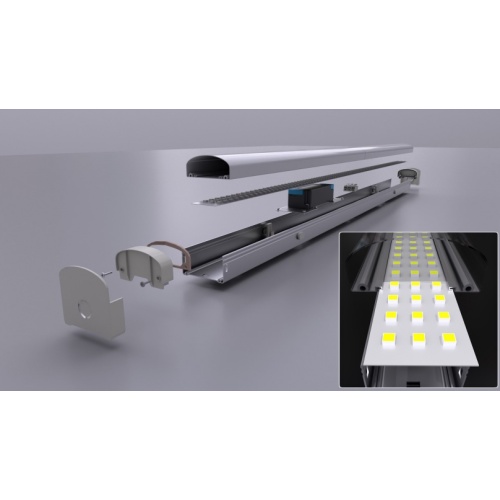 Changement de lumière LED CCT & Power 1200mm 10W / 25W / 40W / 50W