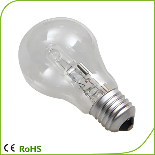 A60 220-240v eco halogen bulb 2800k frosted halogen lamp