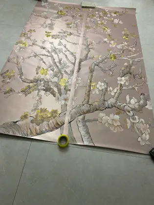 Handcrafted Oriental Paper Wall Designs