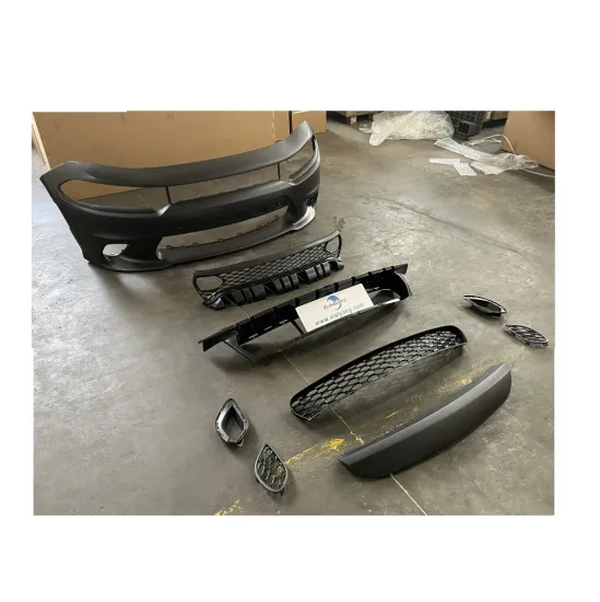 2019 Hellcat Front Bumper with Grille for Dodge Charger 15+ - With/Without Fog Lamp Hole
