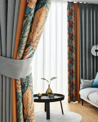 Simple stitching thickened curtains