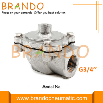 G353A041 3/4&#39;&#39; rechtwinkliges Staubsammler-Membranventil