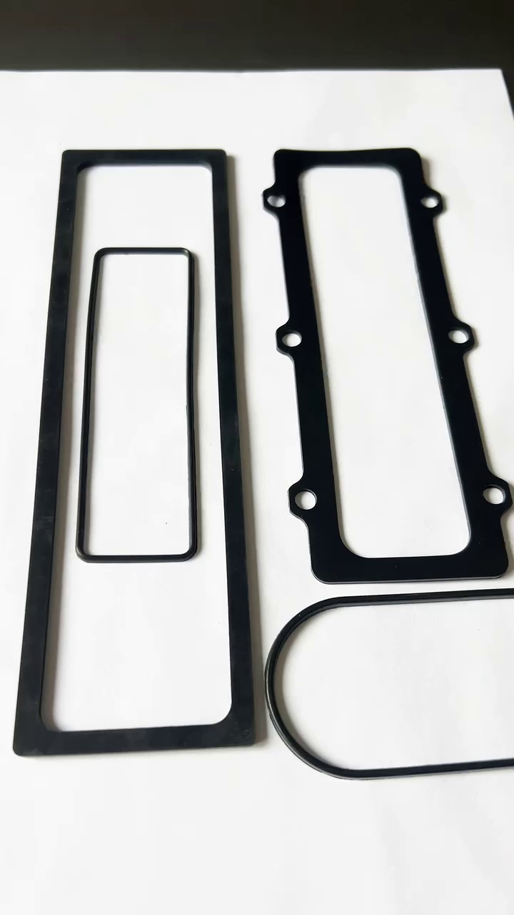 High-pressure fuel injection pump cover plate rubber pad