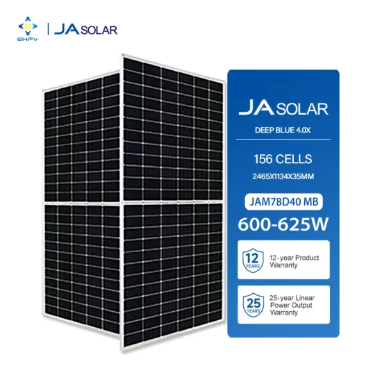 JA Solar Panels: 600W to 625W High-Power Monocrystalline Solar Panels for European Market