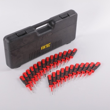 VIKTEC 25 Pcs Universal Electrical Terminal Removal Tool Kit for Vehicles