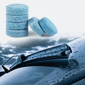 QEEPEI New Formula Car Windshield Wiper Fluid Tablets for Stain Removal and Plastic Protection