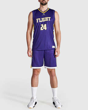 Wholesale Custom Purple Sublimation Basketball Jerseys