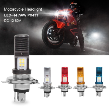 8-8-0V AC/DC LED H4 Lamp Bulb Motorcycle Headlight LED Light Bulb