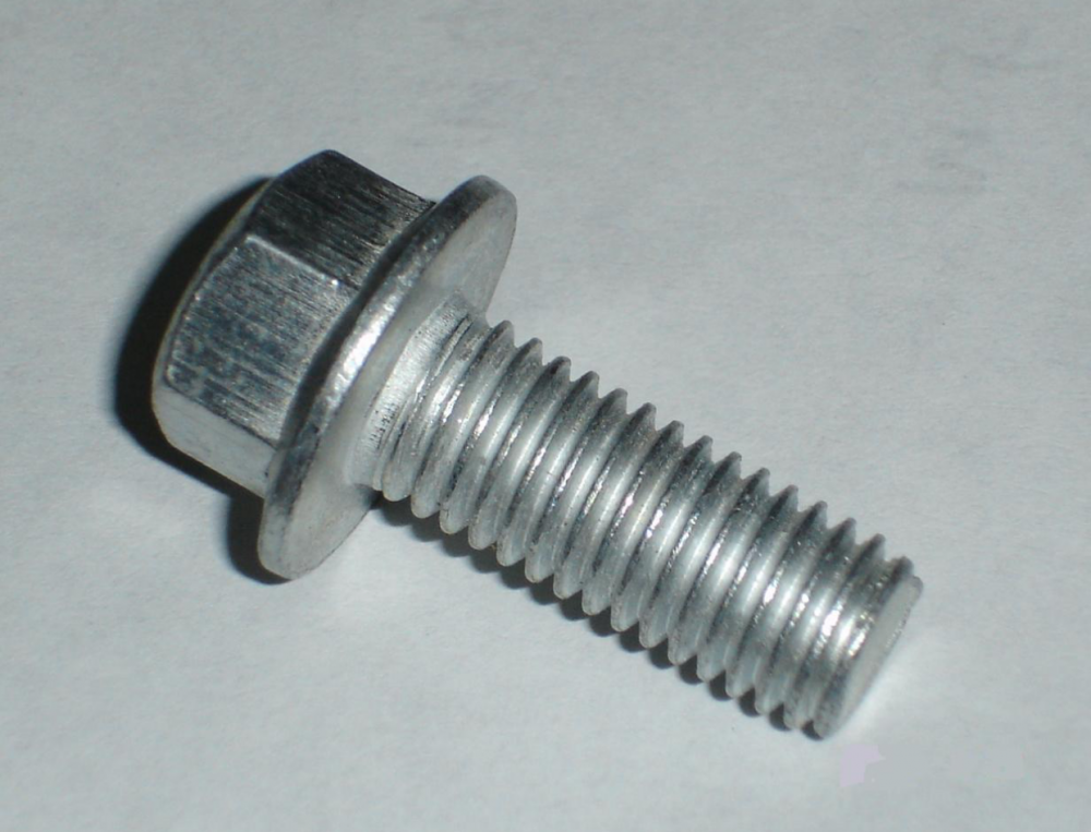 Flange bolts with galvanized steel