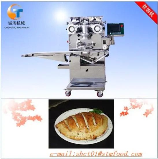 automatic calzone making/forming,encrusting machine