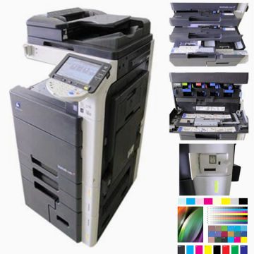 used photo copy machines color multifunctional copier konica C451