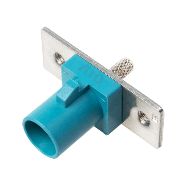 Single Straight Fakra Plug Panel Mount Cable Connector