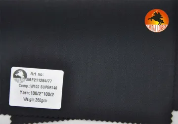 All wool suiting and jacketing fabric