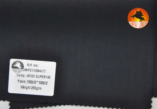 All wool suiting and jacketing fabric