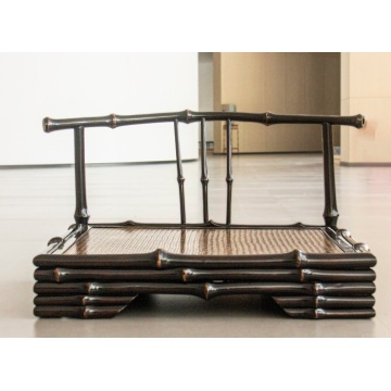 Qiong Zen-Stuhl mit Bambus-Rückenlehne