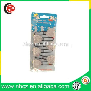 White Heart Shaped Acrylic Fancy Bookmark