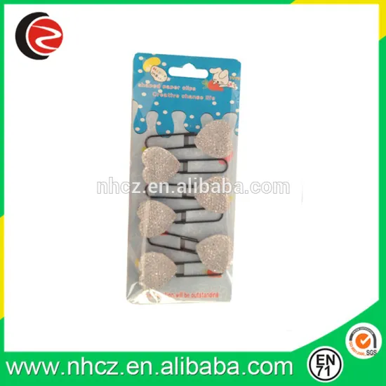 White Heart Shaped Acrylic Fancy Bookmark