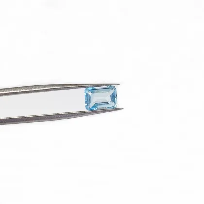 Small Octagon Cut Sky Blue Topaz Blue Gems