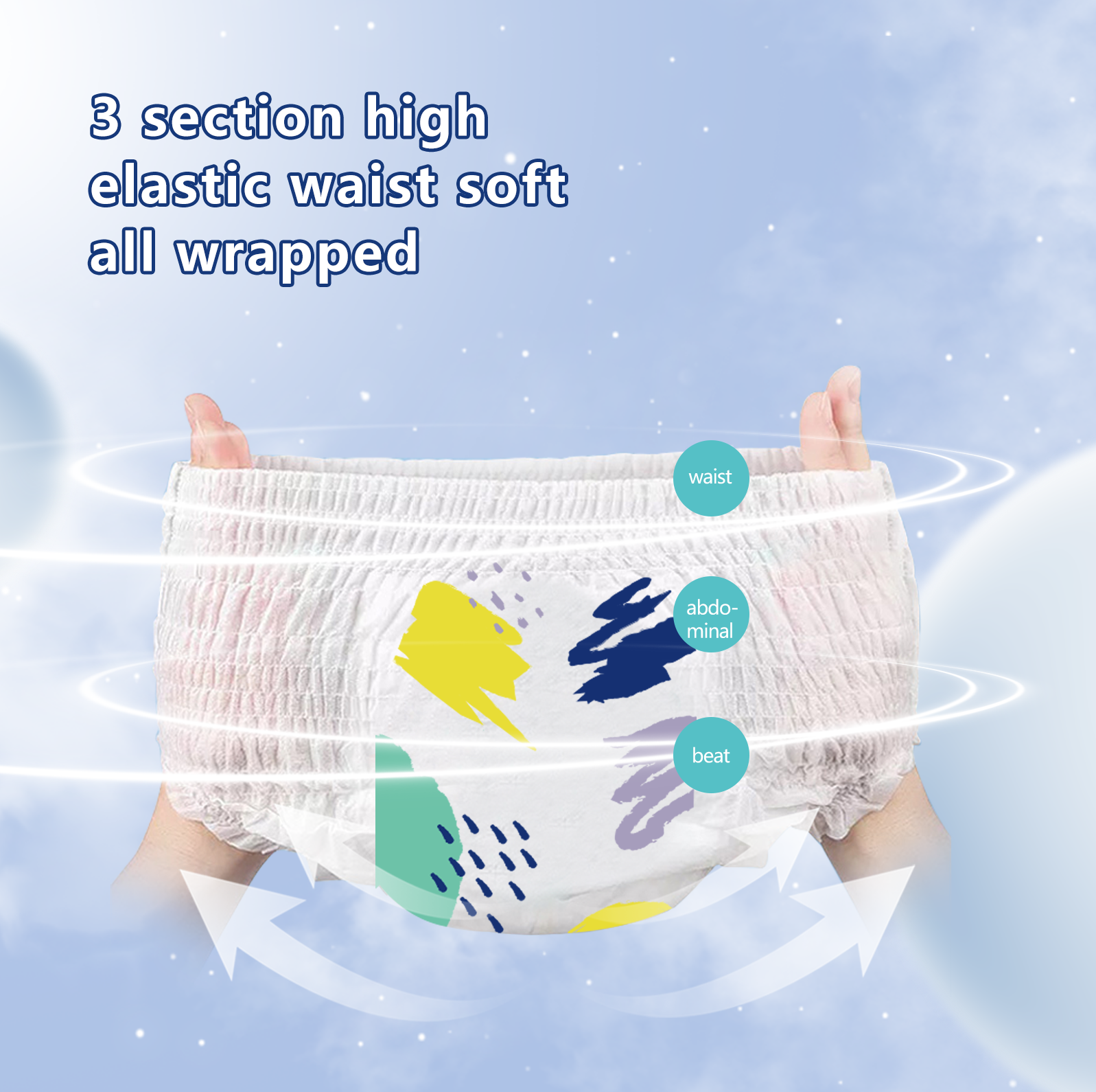 Zhongrou Evernice Baby Pull Up Pants Diapers-2