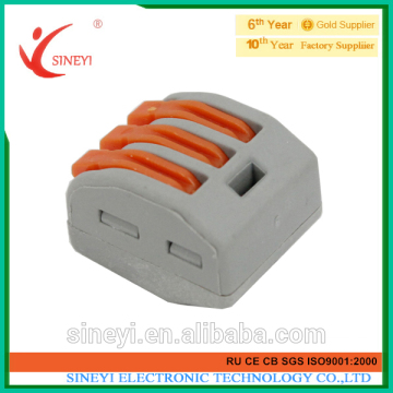 WAGO 222-412 spring lever push fit reuseable cable 2 wire connectors 24A wire connector