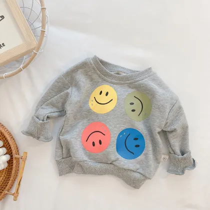 2024 Spring Kids Clothing Set: Cartoon Long Sleeve Blouse & Loose Pants for Baby Girls