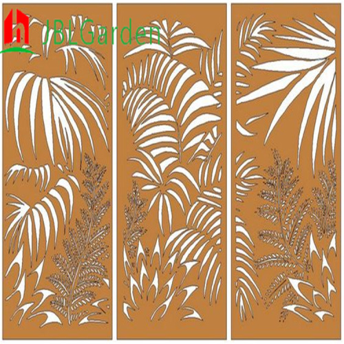 Privacy Art Screens Panels Corten Steel Garden Screen