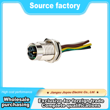 M12 5 Core High Power Servo Plug