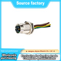 Plugue servo de alta potência M12 de 5 núcleos