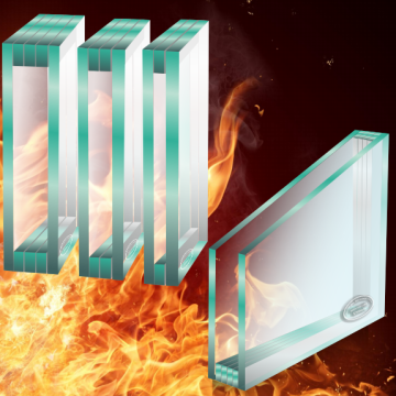 Nano-Silicon Composite Fire Rated Glass for Doors and Windows