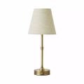 Cordless Tapered Shade Gold Rechargeable Accent Lighting