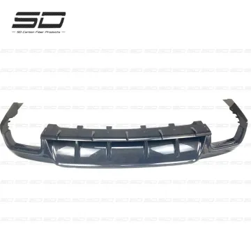 Real Carbon Fiber M Style Rear Bumper Lips Diffuser for Maserati Levante