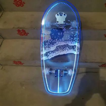 Wholesale PCTG Transparent Skateboard for Kids: Beginner, Girl, Boy, and Teen Options