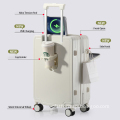 2024 Unisex Multi-Function Travel Luggage: Features USB Charging Cup Holders & Side Hook Boarding Design