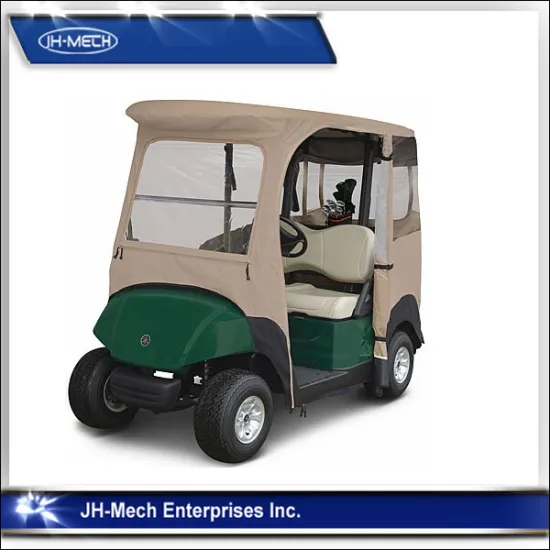 Heavy duty waterproof golf cart rain cover Fit with 80''top