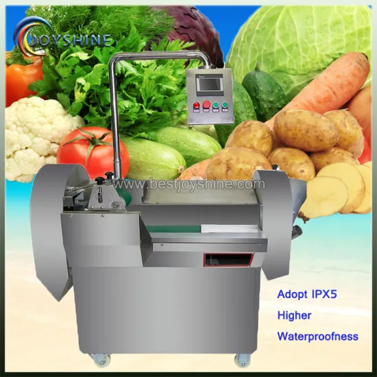 Fruit and vegetable slicing dicing cutting machine
