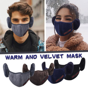 Earmuffs Unisex Autumn Winter Warm Plush Face Mask Reusable Washable Breathable HOT Ear Muff Wrap Band Ear Warmer Earlap Warm