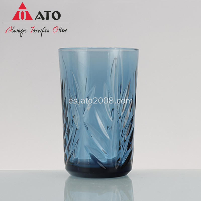 Vidrículas para el hogar del vaso de cristal sin tallo diseñado al por mayor