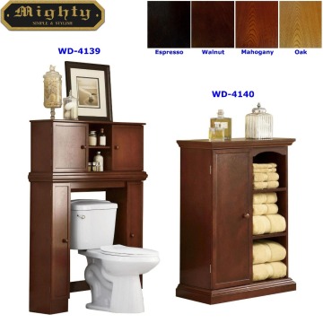 Bathroom Linen Closet & Over The Toilet Storage Cabinets