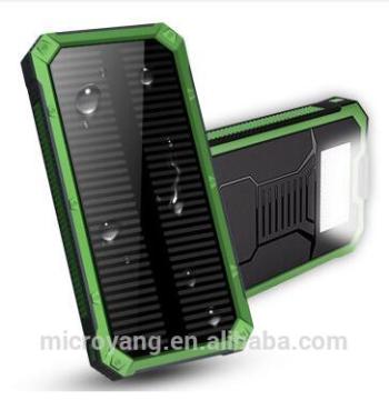 10000mah waterproof solar power bank