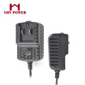 Adaptador de energia de plugue 9V 1A intercambiável