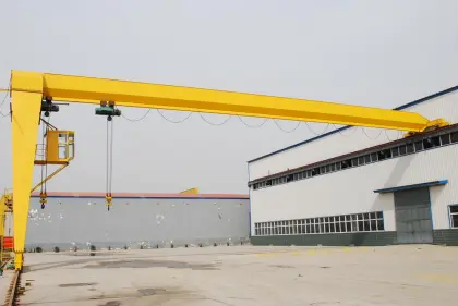 Heavy duty electric semi gantry crane goliath crane