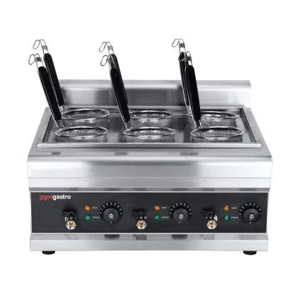 Hot Sale Restaurant Electric Table Top Noodle Cooking Machine Pasta Boiler Noodle Cooker Electric Pasta Cooker 6 Basket Cooking Stove