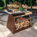 Corten Steel Charcoal Barbecue