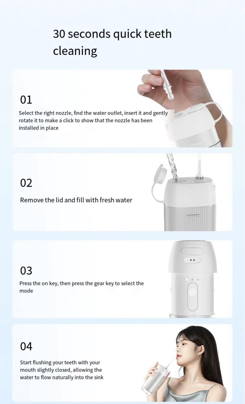 water flosser