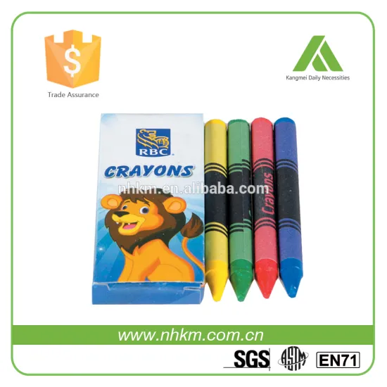 Kids Wax Crayons Assorted Colours 4 color wax crayon
