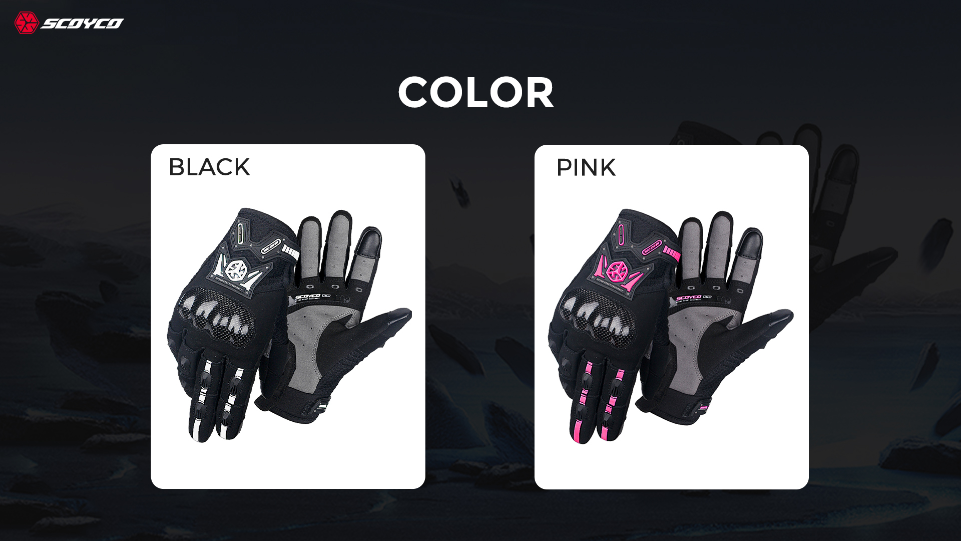 carbon fiber knuckle protection gloves