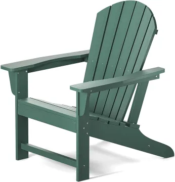Danlong PP Material Plastic Resin Adirondack Chairs - Outdoor Garden and Beach Furniture