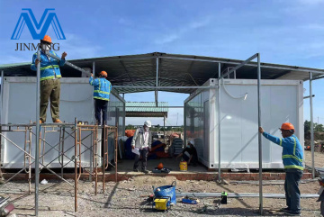 modular prefabricated T-Shaped T house