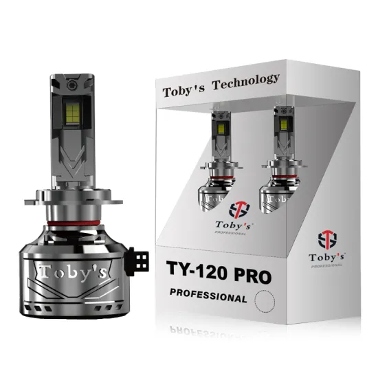 TOBYS TY120 Pro High Brightness LED Headlight Bulbs: 9005, 9006, 9012 & H4, H7, H11 Series with 8000lm Output and 6000K Color Temperature
